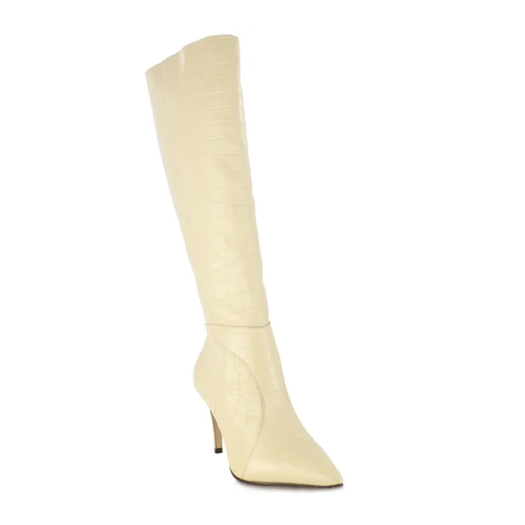 Bota Cano Alto Croco Nata Luiza Barcelos