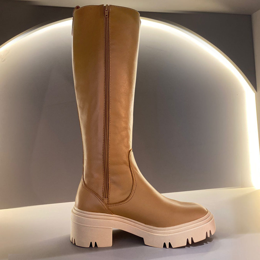 Bota Montaria Over Berlim Nude Smidt