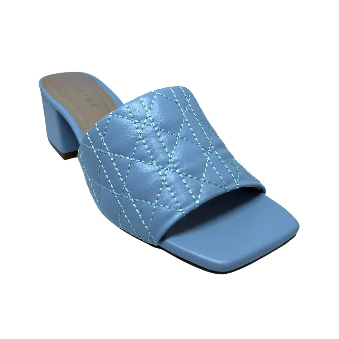 Mule Lia Line Adulto Azul Céu Feminino