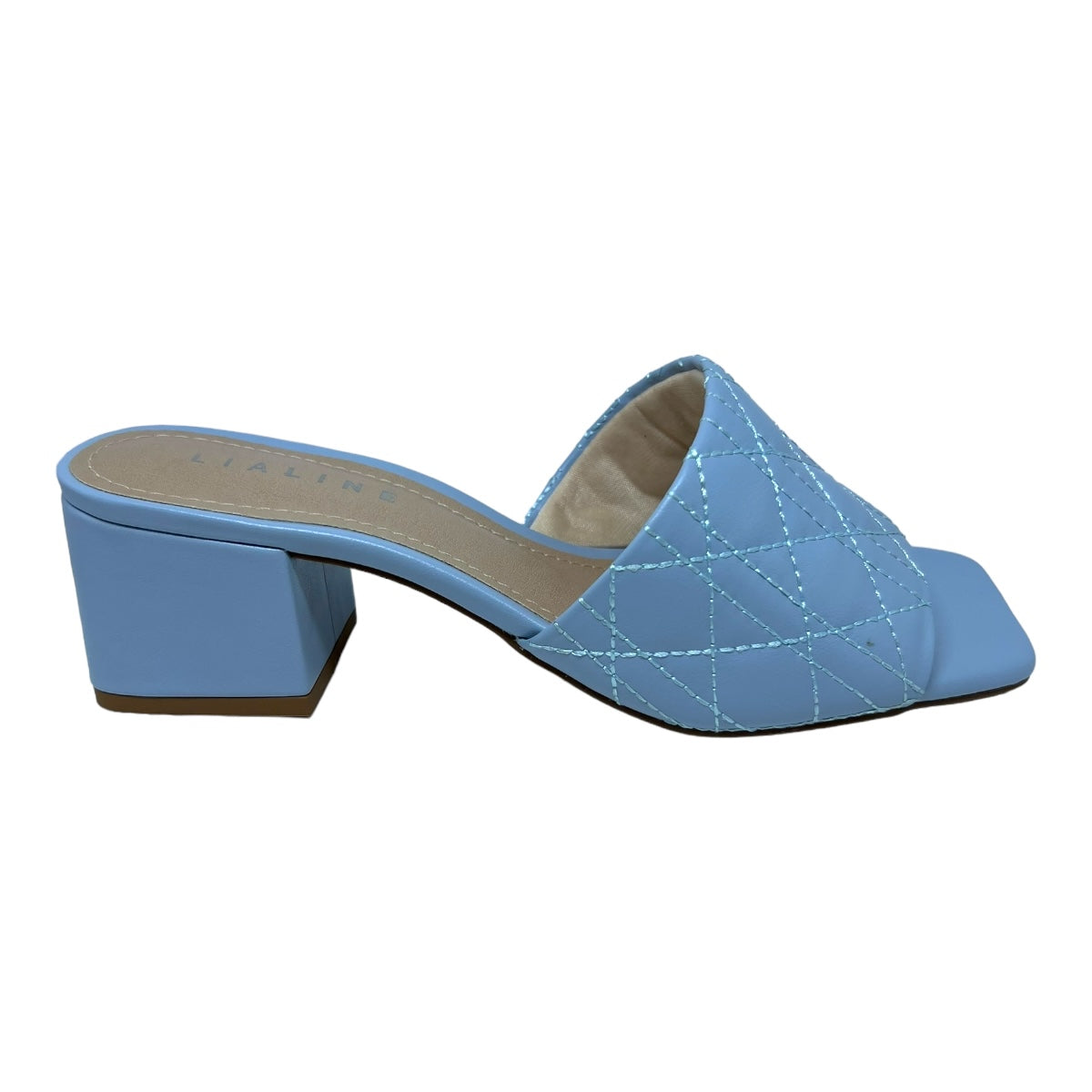 Mule Lialine Azul Céu - Elegância e Conforto com Salto de 5cm