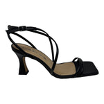 Sandália Salto Pirâmide Preto - 11743689sku