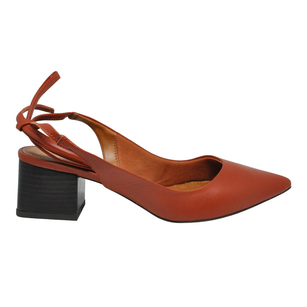 Scarpin Aberto com Amarração Lia Line