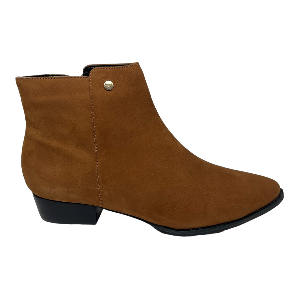 Bota Cano Baixo Tabita Amêndoa - Estilo e Conforto para o Dia a Dia