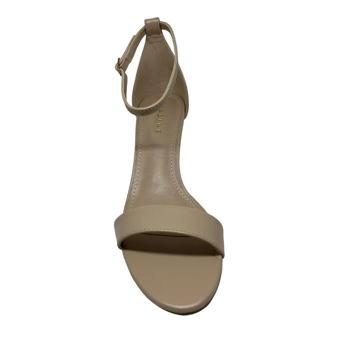 Scarpin Lia Line Gisele em Couro Nude