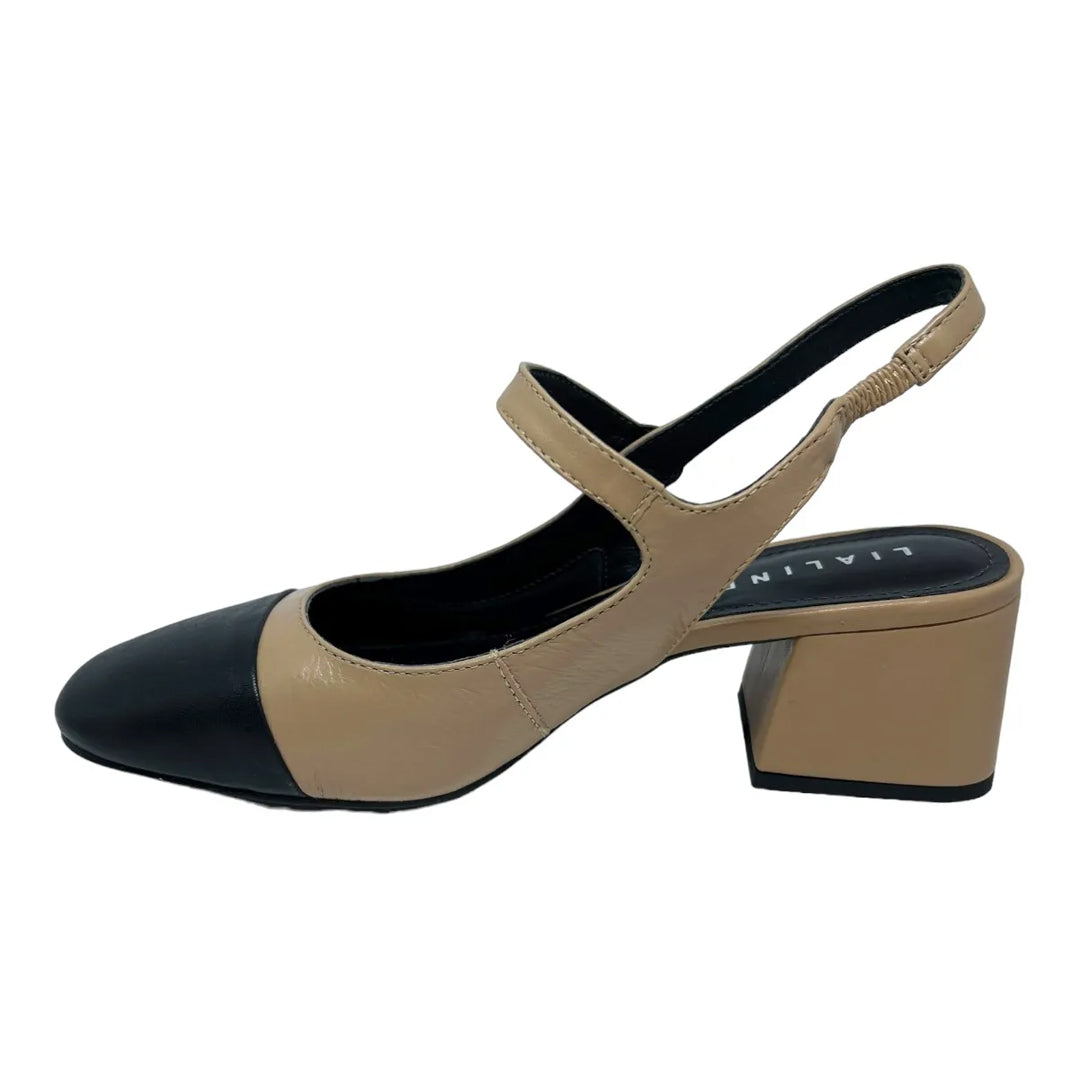 Sandália Slingback Bicolor Lia Line