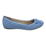 Sapatilha Lialine Azul Céu Matelassê - Conforto e Elegância