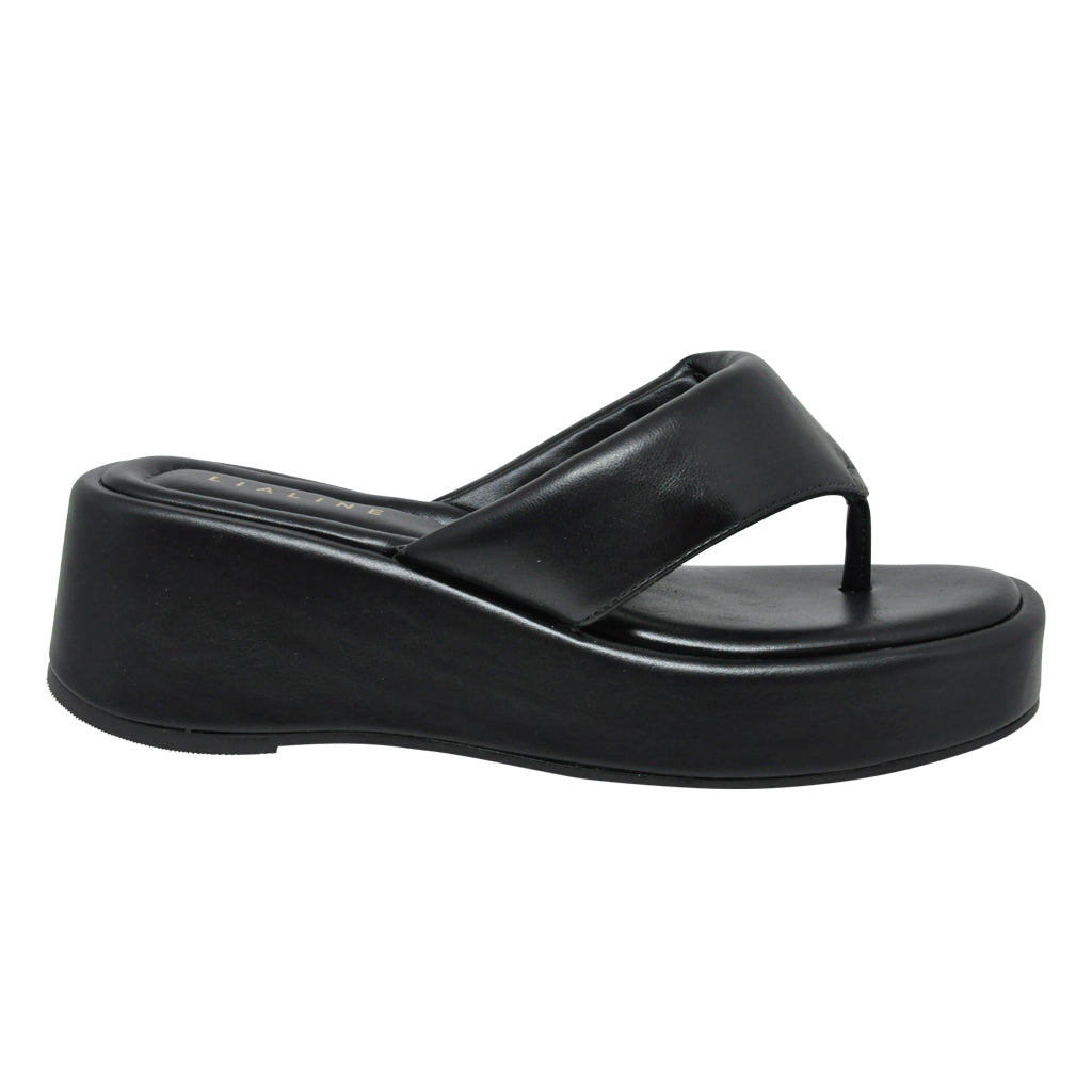 Tamanco Lia Line Feminino Casual Flavia Sintético Preto